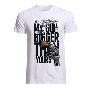 Customized Polyester White Round Neck T- shirt