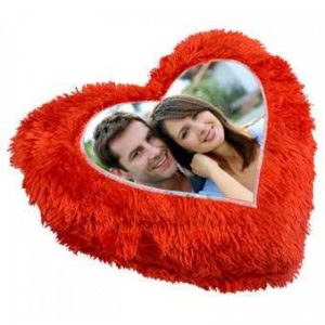 Personalized Red Heart Pillow