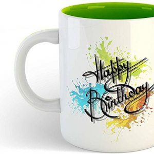 Customized Dual Tone Inside Colour Ceramic Coffee Mug