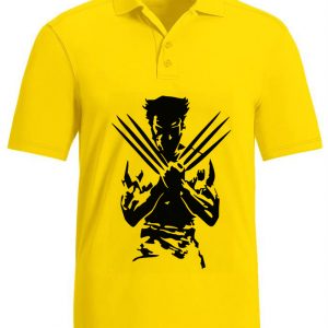Customized Yellow Collar T-shirt